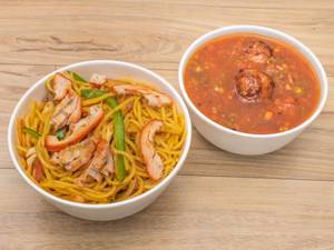Chicken Manchurian Noodles