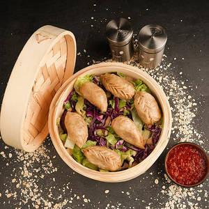 Veg Oats Momos (6 Pcs) (new O)