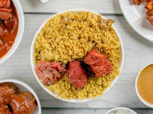 Pudina Chicken Kabab Biryani
