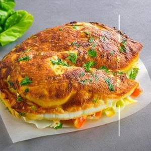 Chicken Cheese Omlet