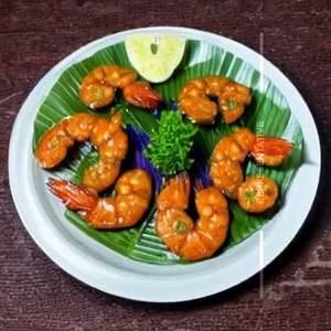 Ginger prawn