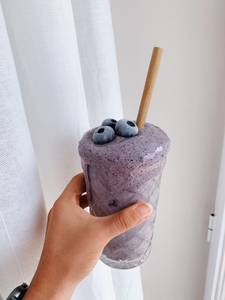Antioxidant Blue Protein Shake
