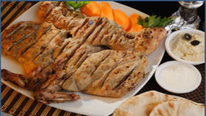 Afghani Bbq[1ps]Get Kubus, Thoum, Salad With 250 Ml Soft Drink