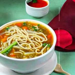 Veg noodles soup