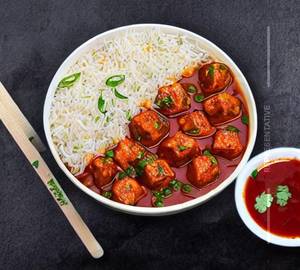 Paneer Manchurian Rice