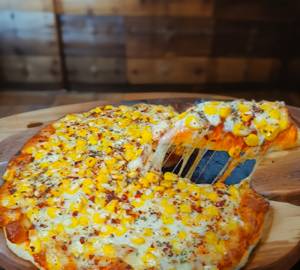 Corn and Cheese Pizza