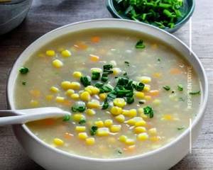 Sweet corn Plain Soup