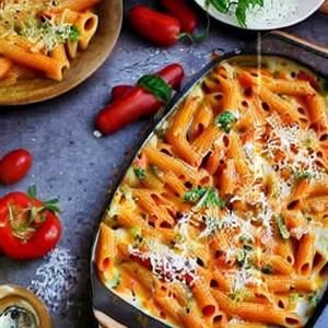 Red Baked Chicken Pasta