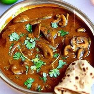 Mushroom Mutter Handi