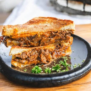 Barbeque Chicken Grilled Sandwich