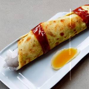 Chicken Egg Cocktail Sauce Roll