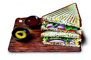 Jain Veg Cheese Grilled Sandwich