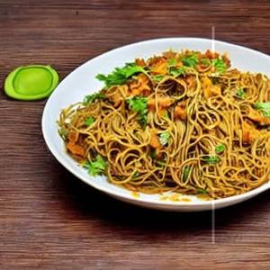 Veg Pan Fried Noodles (Gravy)