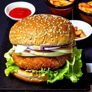 Chicken Double Patty Burger