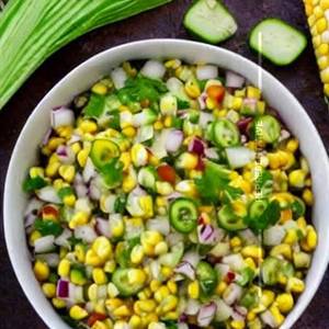   Healthy Corn Cucumber Salad