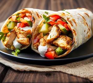 Regular chicken shawarma