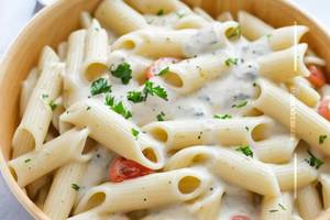 Pasta In White Sauce