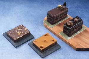 Choco Truffle & Belgium Pastry + Walnut & Biscoff Brownie