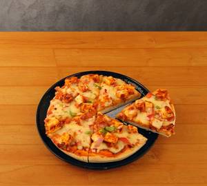 Paneer punjabi pizza