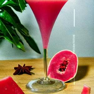 Guava Spice VirginA Martini