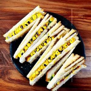 Corn Mayo Pav Sandwich