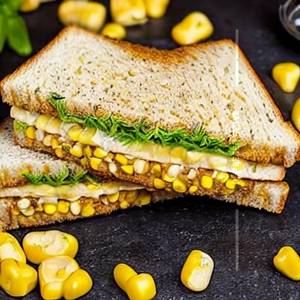 Sweet Corn Wheat Bread Sandwich