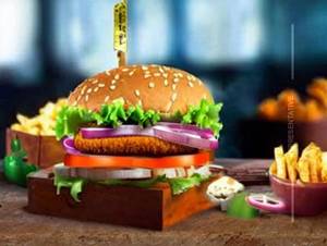 Spicy Punjabi Paneer Burger