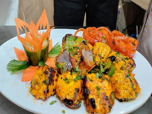 Paneer Tikka Shashlik