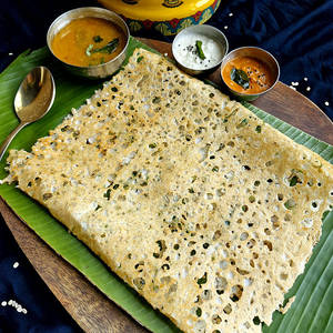 Coconut Rava Plain Dosa