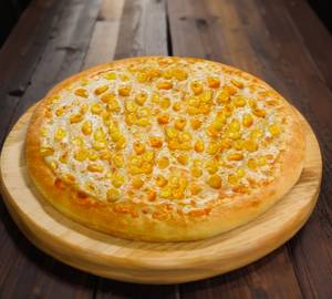 Corn cheese pizza