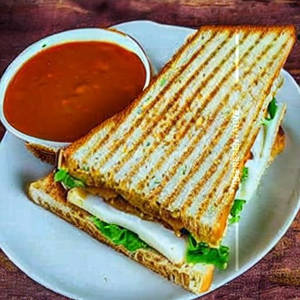 Cheese Aloo Mutter Sandwich