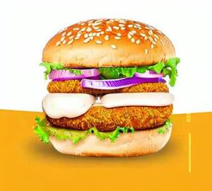 Maharani Double Aloo Tikki Burger