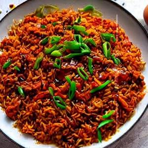 Egg Chilli Garlic Chopper Rice