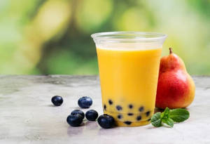 Mango Delight Boba Tea