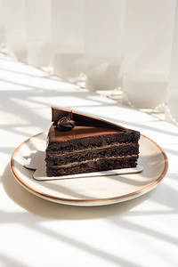 Eggless Belgian Truffle Cake