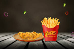 2 Pc Chicken With Fries
