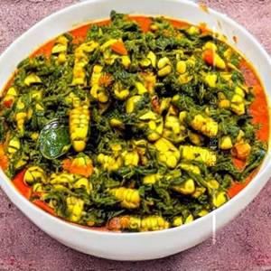 Palak Corn Capsicum