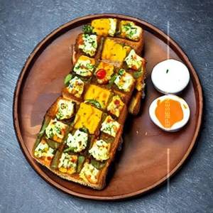 Veg paneer cheese toast