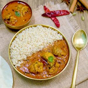 Chicken Pulusu (Korma) Ghee Rice Bowl