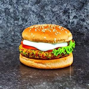 Veg patty burger