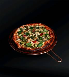 Blast Cheesy Pesto Bocconchini & Roasted Bell Pepper Pizza