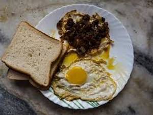 Masala fry with bread [half]