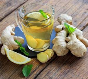 Green tea with honey and ginger (100 ml)