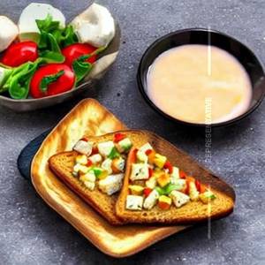 Plain paneer cheese toast