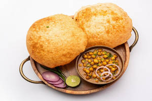 Chhole Bhature Thali
