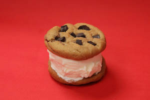 Nutella Filled Cookie Ice Cream Sandwich