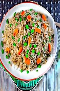 Mushroom Schezwan Fried Rice