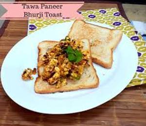 Flavour cheese bhurji with bread
