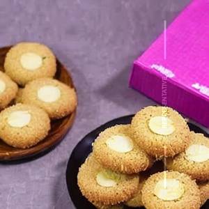 Coconut badam cookies