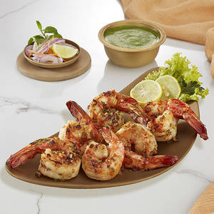 Butter Garlic Prawns